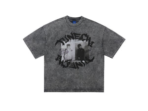 Vintage Tunechi t-shirt retro hip-hop tee grunge rapper top in grey