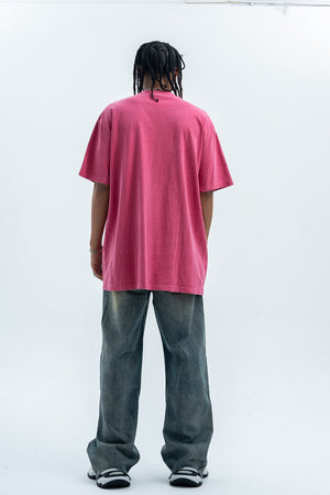 Arabic t-shirt hip-hop tee grunge rapper top in orange