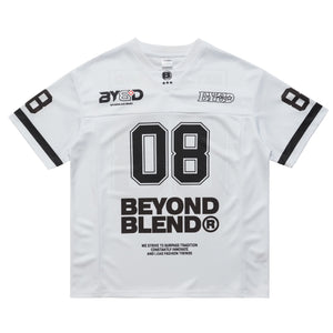 American baseball t-shirt retro college top 00s basketball tee in blue