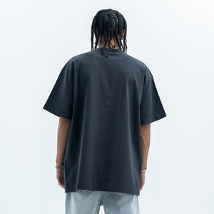 Punk t-shirt psychedelic top graffiti tee retro photography jumper in white