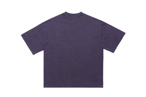 Creepy t-shirt brain slogan tee grunge top in Blue