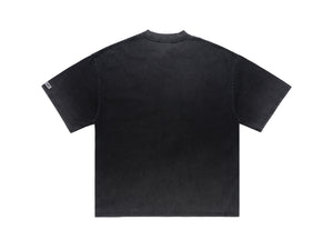 Boxer t-shirt motivational top grunge hip-hop tee in grey