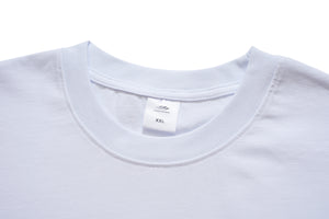 Hip-hop t-shirt rapper cartoon top gangster tee in white