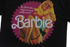 Psychedelic doll t-shirt depression top creepy cartoon tee in White