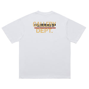 Punk rocker t-shirt retro band top in Brown