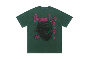 Arabic t-shirt hip-hop tee grunge rapper top in orange