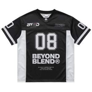 American baseball t-shirt retro college top 00s basketball tee in blue