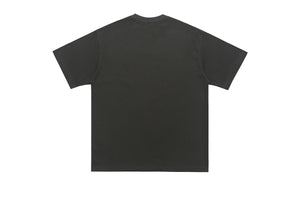 Brain print t-shirt creepy cartoon top monster tee in white