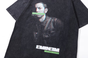 Vintage Eminem t-shirt hip-hop tee retro Slim Shady top in grey