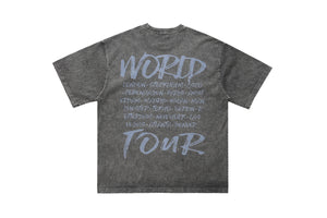 Dead rapper t-shirt hip-hop tee angel print top in grey