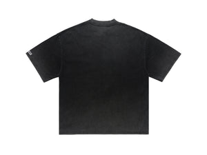 Dice print t-shirt retro game top good luck tee in black