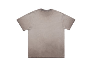 Gothic t-shirt desert monster top creepy print tee in grey