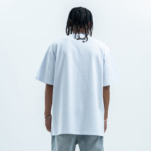 Punk t-shirt psychedelic top graffiti tee retro photography jumper in white