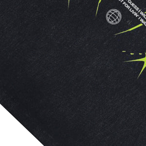 Gothic skull sleeveless t-shirt cyberpunk surfer vest 00s necromancer slogan tank top in acid wash black