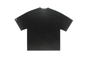 Grillz t-shirt mouth print top grunge hip-hop tee rapper jumper in purple