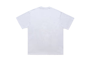 Hip-hop t-shirt rapper top money print tee Brown