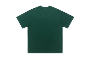 Hip-hop t-shirt rapper top money print tee Brown