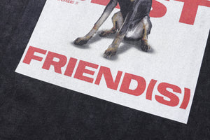Doberman t-shirt dog print tee retro pinscher poster top in vintage grey