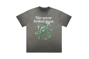 Teenager struggles t-shirt coming out of age top retro poster tee cream