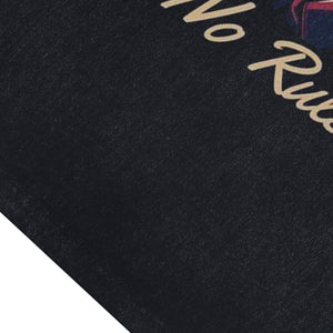 Gangster sleeveless t-shirt balaclava print surfer vest 00s hip-hop tank top in acid wash black