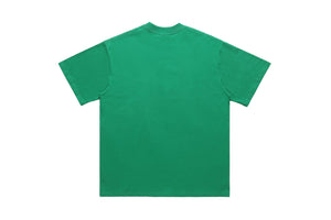 Hip-hop t-shirt psychedelic ganster top rapper tee in white