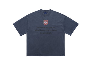 Motivational t-shirt retro grunge top old slogan tee in black