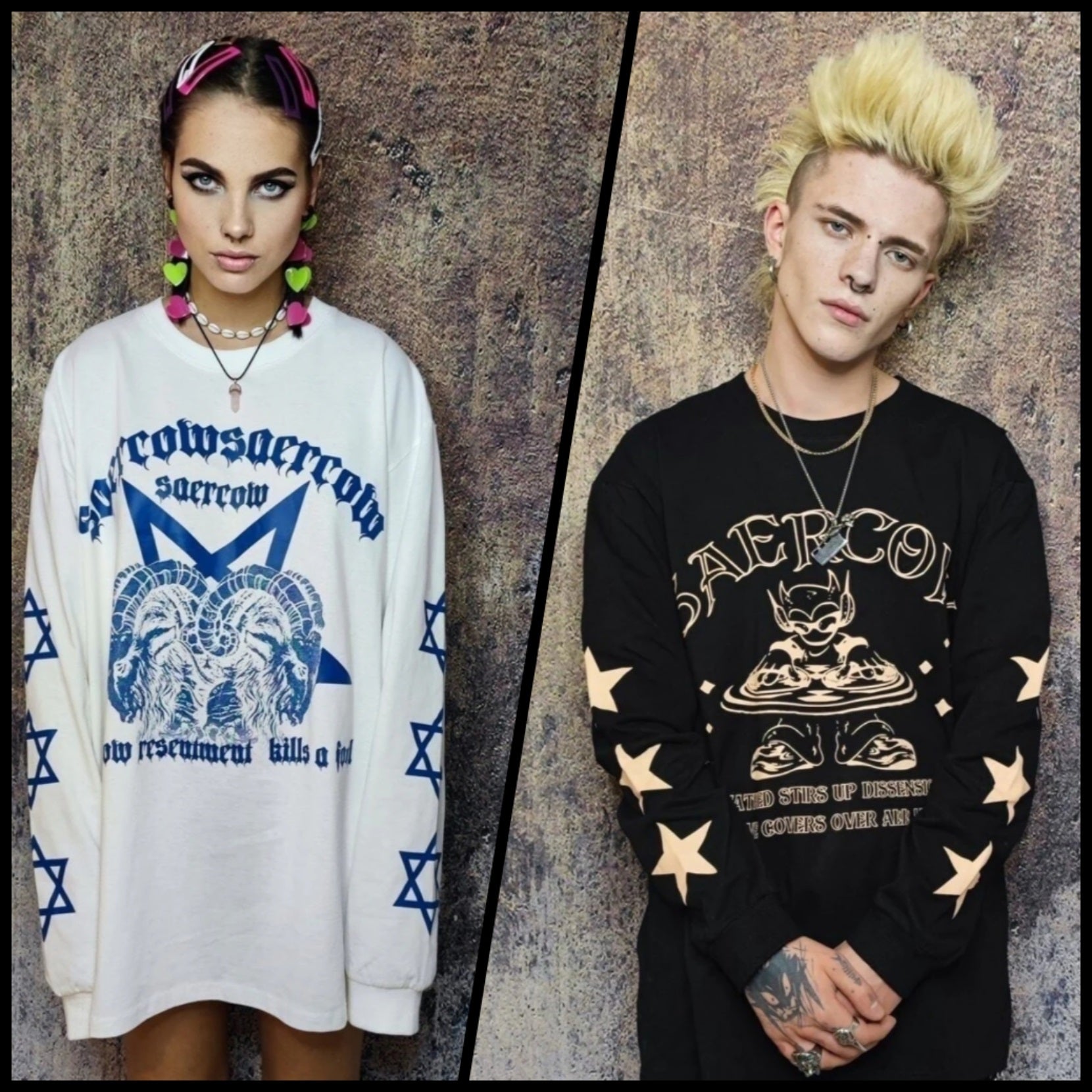Long sleeve printed t-shirts