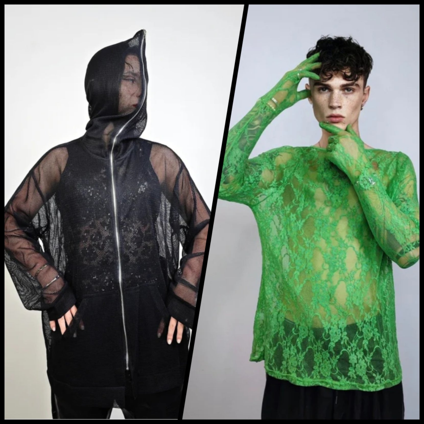Edgy hoodies & going out tops