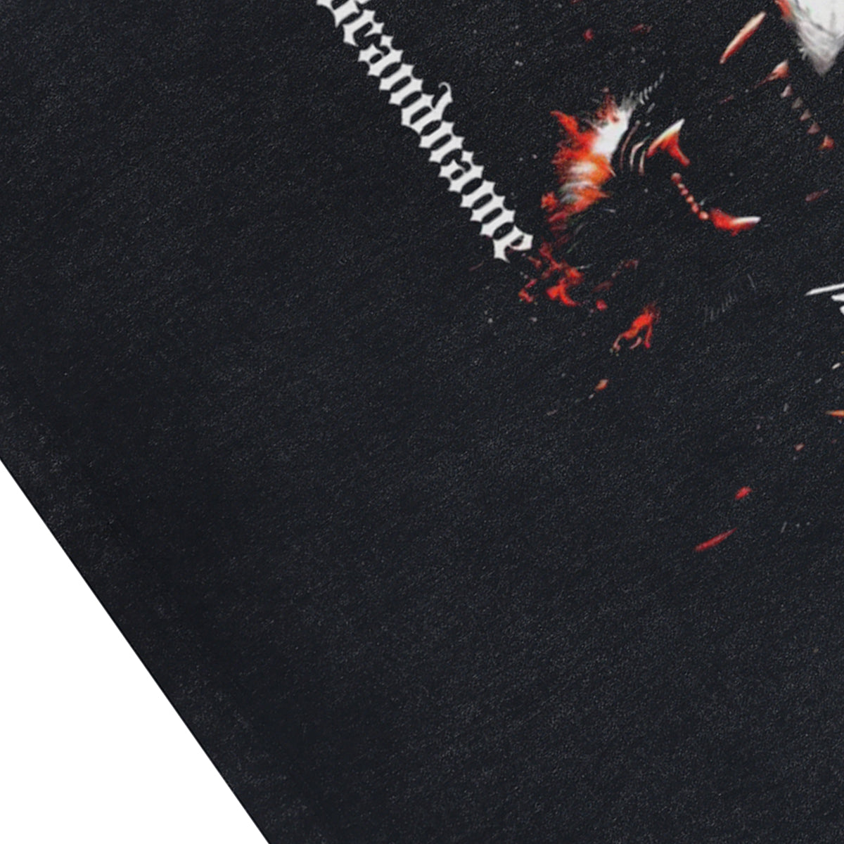 Lion print sleeveless t-shirt animal cartoon surfer vest 90s strenght slogan tank top in acid wash black