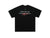 Motivational t-shirt dont give up slogan top retro tee in black