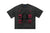 Creepy t-shirt brain slogan tee grunge top in grey