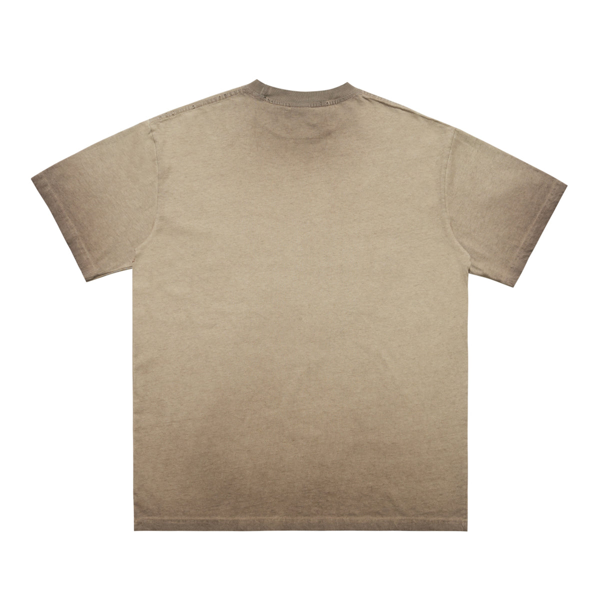 Grunge rapper t-shirt retro hip-hop tee saint slogan top in grey