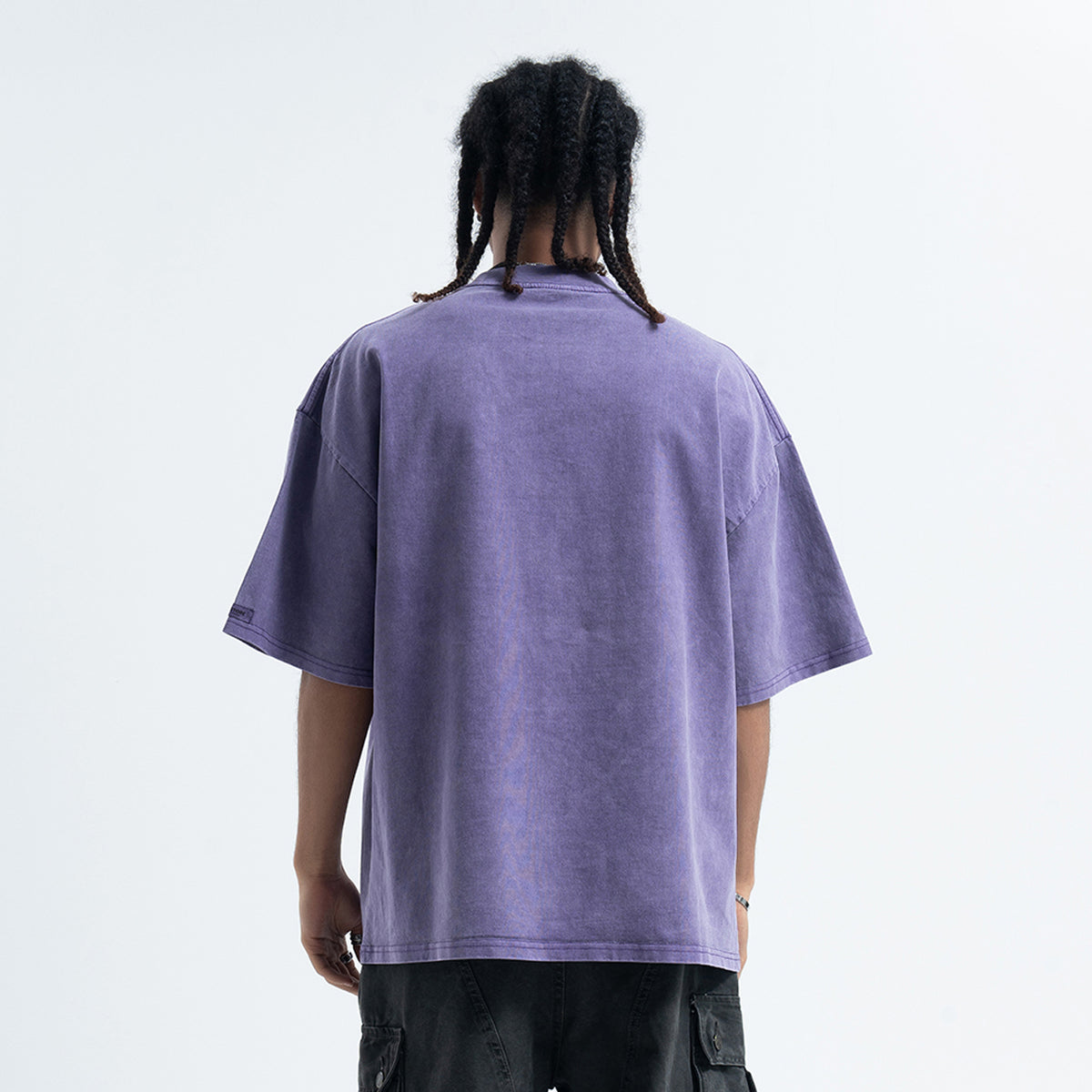 Creepy mask t-shirt scary movie top horror tee retro jumper in grey