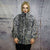 Leopard fleece hooded jacket handmade animal print bomber