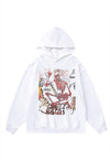 Skeleton hoodie graffiti pullover premium grunge jumper