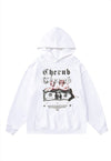 Dollar print hoodie money pullover premium grunge jumper