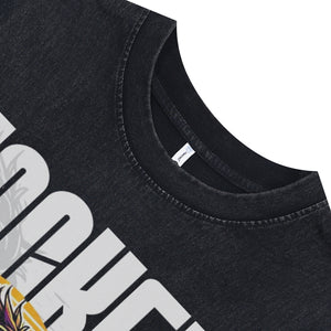 Hacker slogan sleeveless t-shirt cyberpunk surfer vest retro geek poster tank top in acid wash black