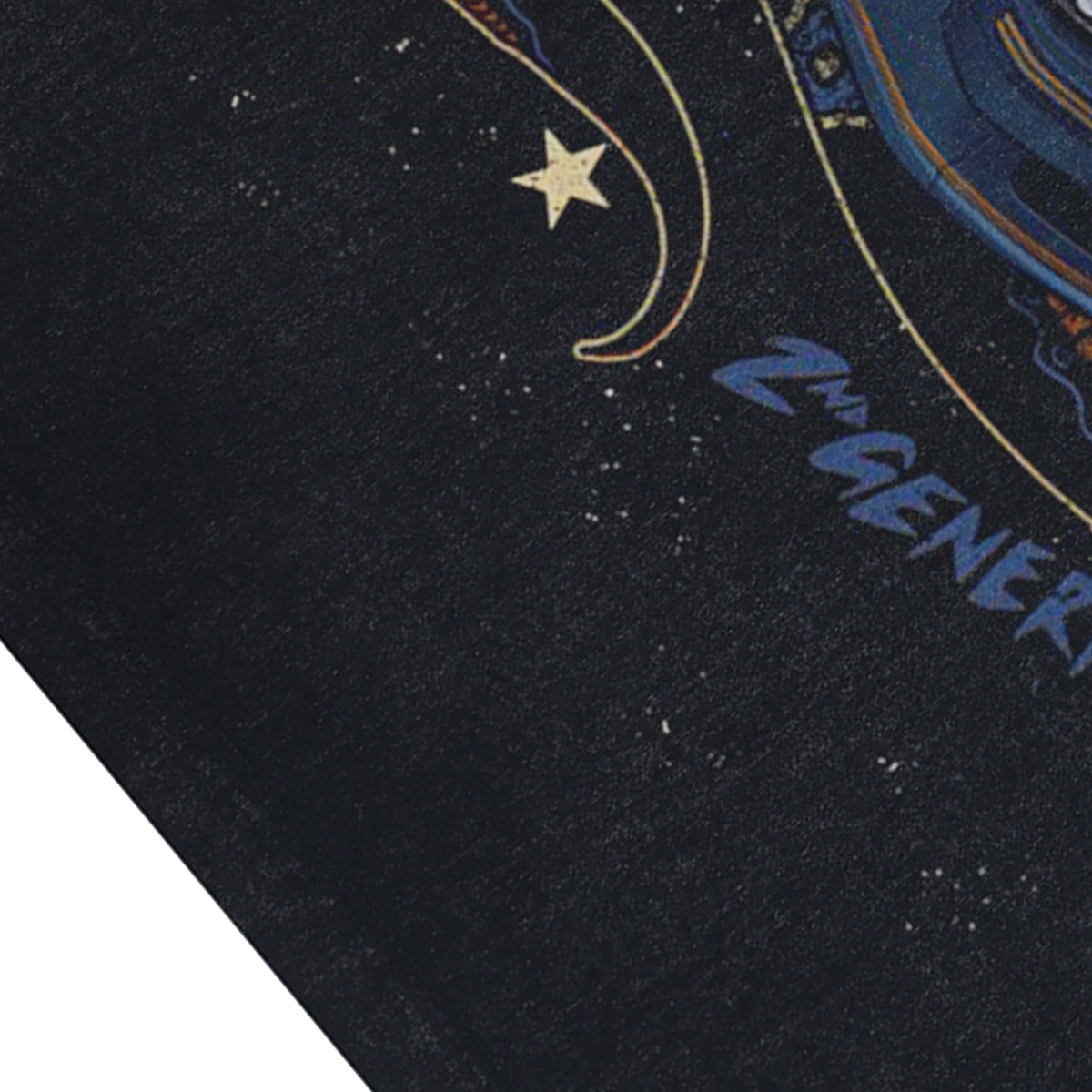 Mustang car sleeveless t-shirt cobra print surfer vest retro poster tank top in acid wash black