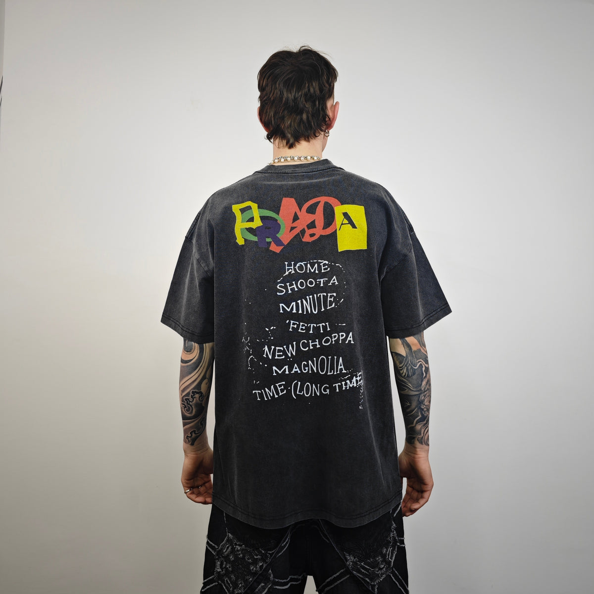 Lana Del Rey vintage t-shirt psychedelic tee rocker top grey