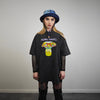 Magic mushroom t-shirt psychedelic tee festival top in grey