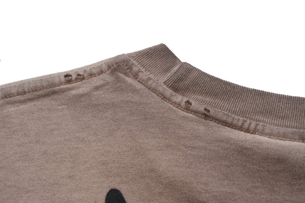 Hungry Doberman t-shirt pinscher print tee retro dog top in Crame