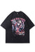 Anime t-shirt Japanese cartoon tee vintage Naruto top grey