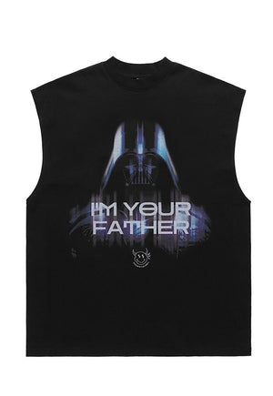 Star wars tank top surfer vest retro sleeveless t-shirt