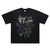 Cyborg t-shirt retro graffiti tee grunge punk top in black