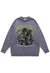 Gothic sweater Grim Reaper jumper ripped knitted creepy top