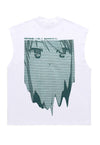 Anime tank top surfer vest retro sleeveless Japanese t-shirt