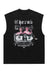 Money print tank top surfer vest retro sleeveless t-shirt