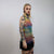 Sparkly mesh top Rainbow vest embellished Gay sleeveless