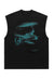 Metal band tank top surfer vest retro sleeveless t-shirt