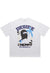 Desire slogan t-shirt balaclava print tee grunge top white